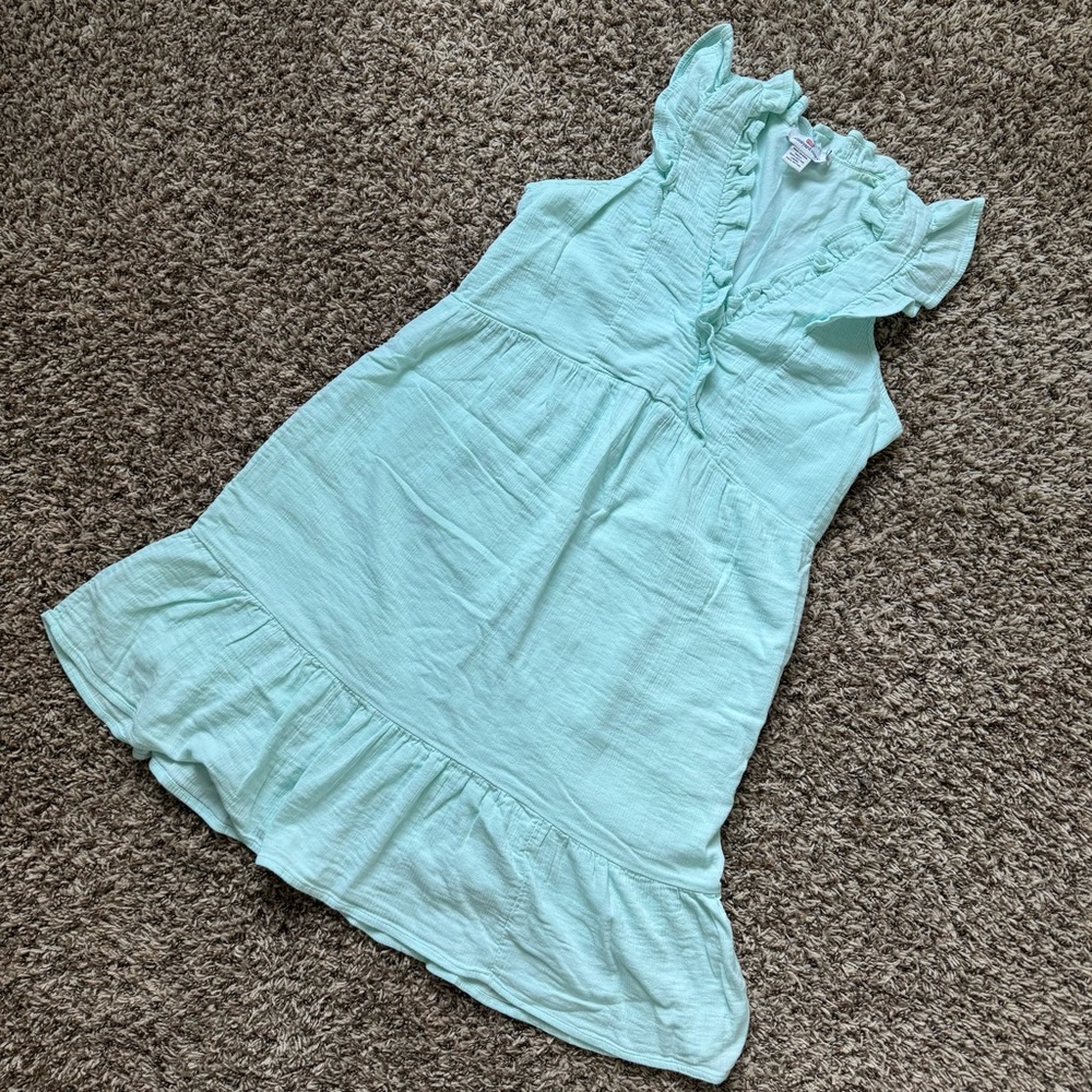 SOLD ON FB MARKETPLACE - Vineyard Vines Light Green Ruffle Dress